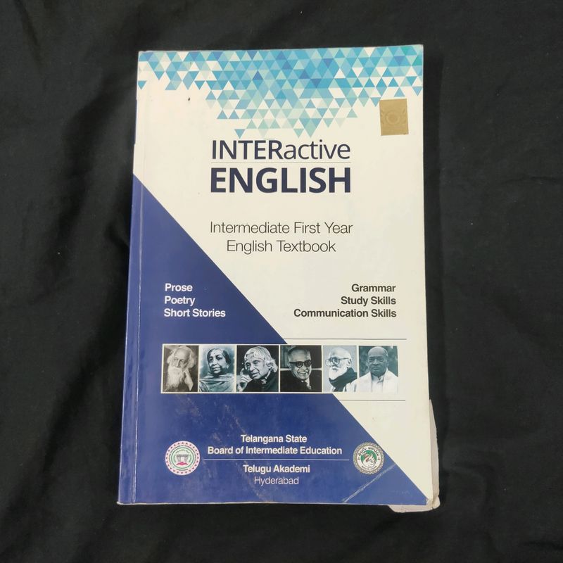 TS INTERMEDIATE 1ST YEAR ENGLISH TEXT BOOK