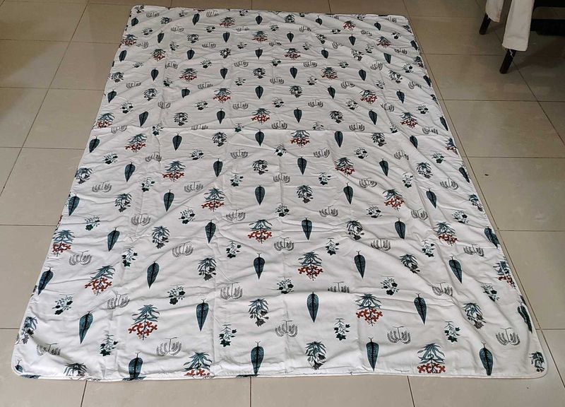 New Unused Cotton Quilt Dohar Reversible Blanket