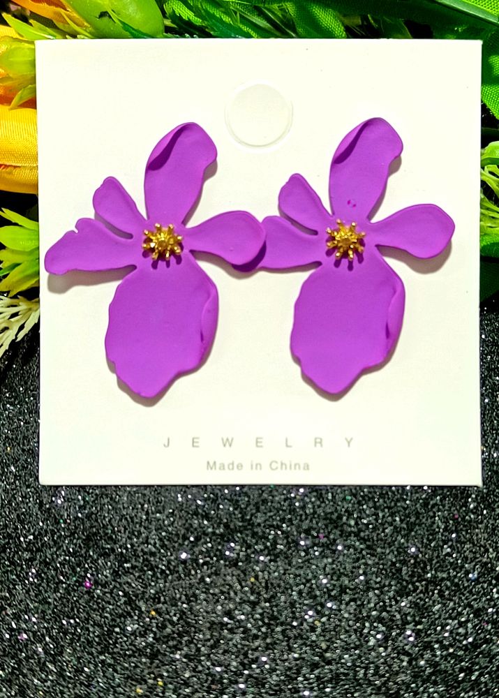 FLOWER Clay EARRING 🔥🔥🔥🔥