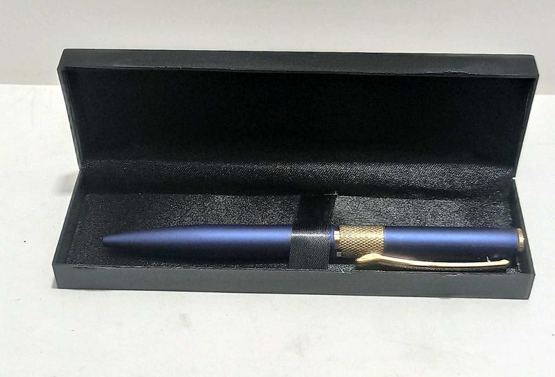 Blue Pen with Case