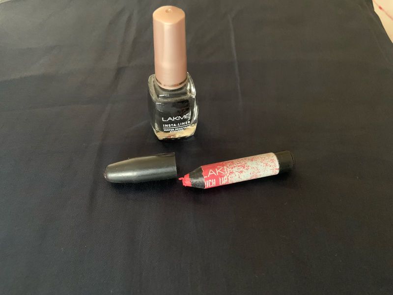 Combo Of Eyeliner And Lip Crayon