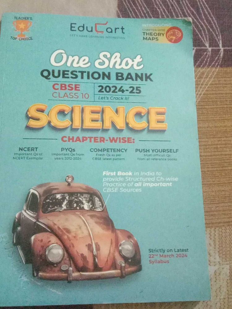 Science One Shot Books For Class 10 2024to2025