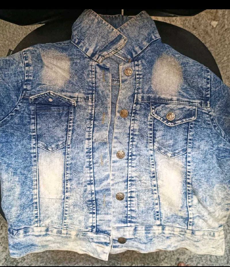 Acid Wash Denim Jacket