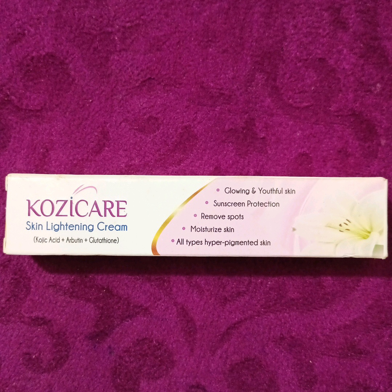 Combo of Kozicare skin whitening cream, trial product of bblunt Intense moisture shampoo, fragrance and beyond perfume