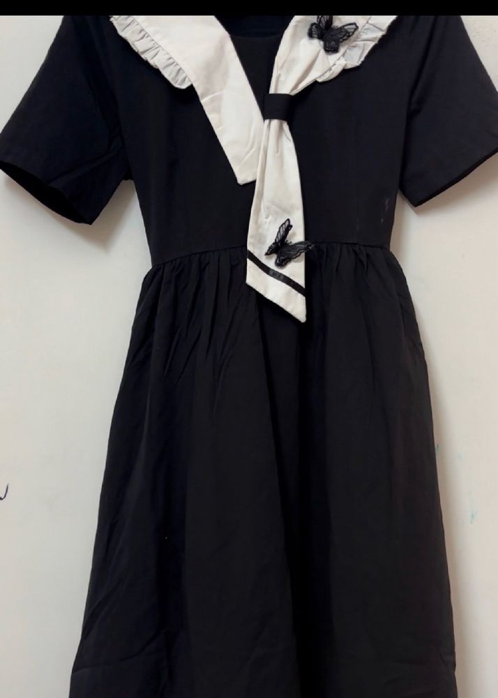 Korean Butterfly Sailor Dress