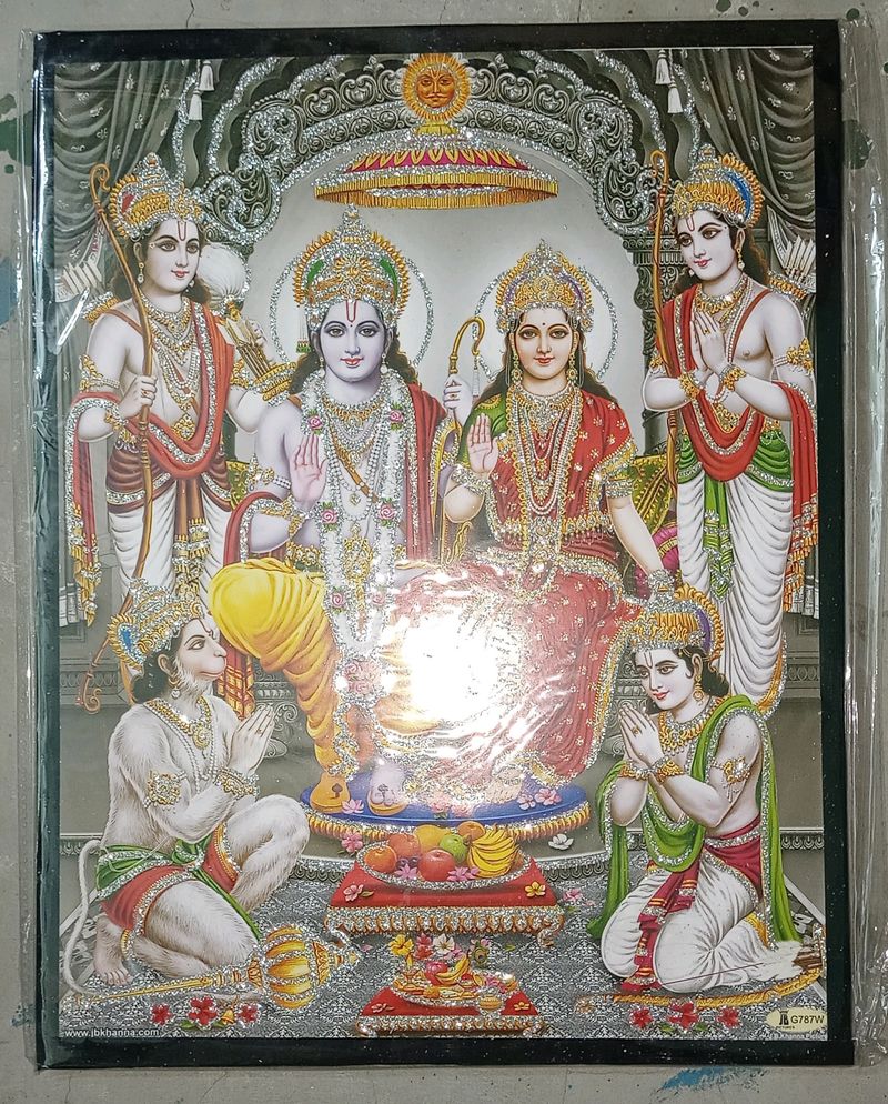 All God New Wall Frame Murti