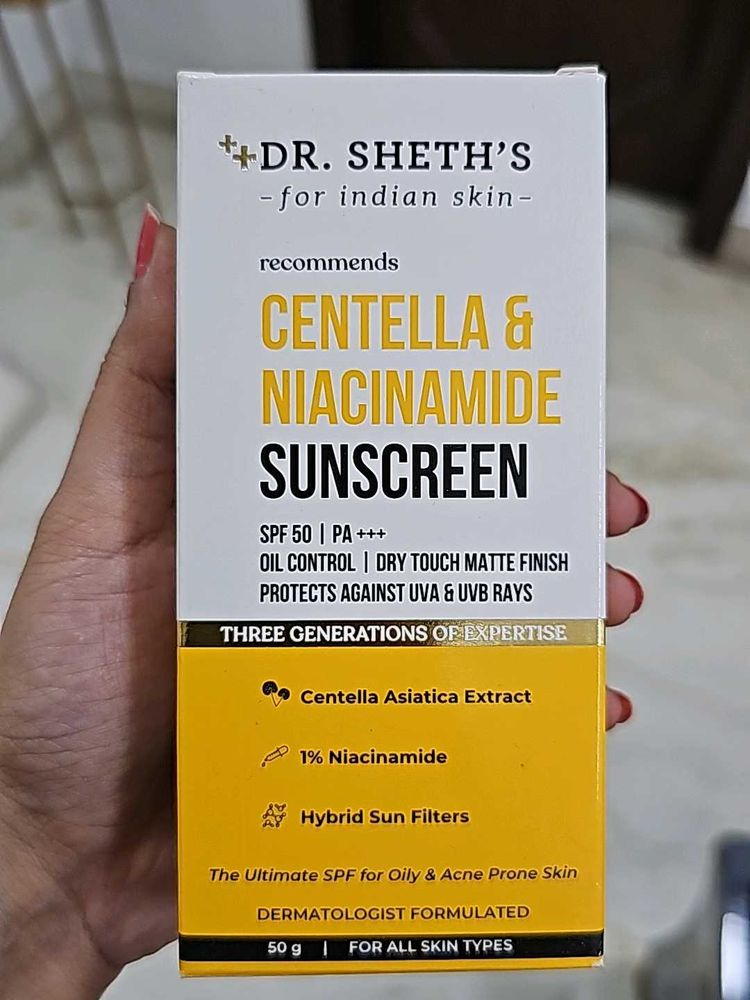 Dr Sheths Centella Niacinamide Sunscreen