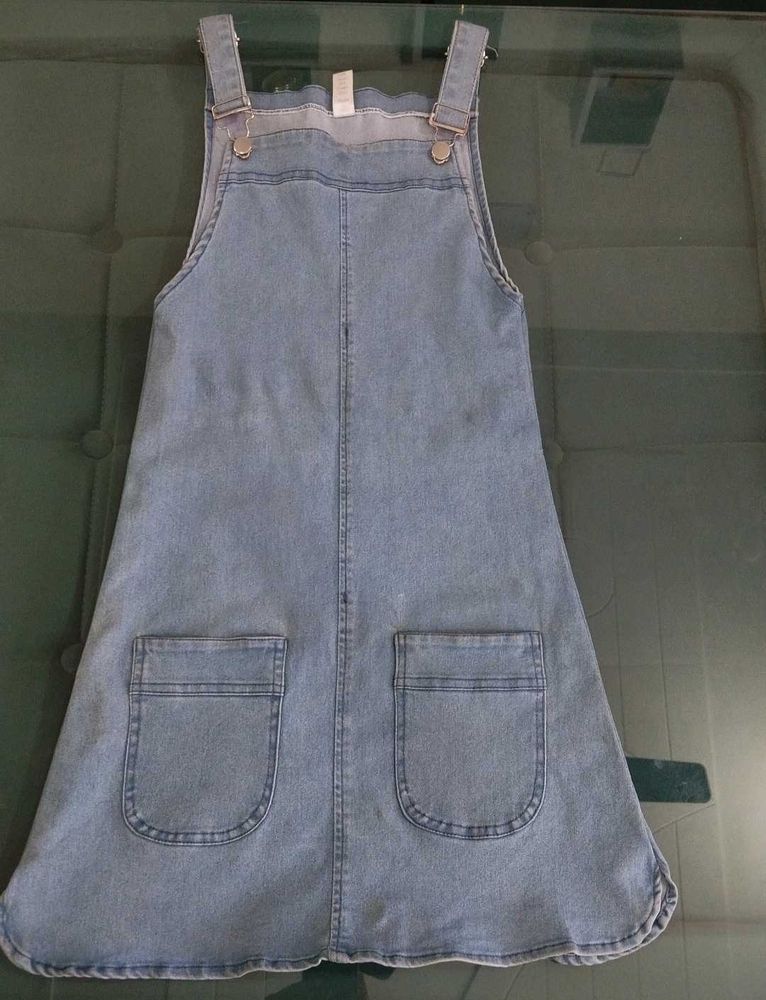 Denim Overall Dress