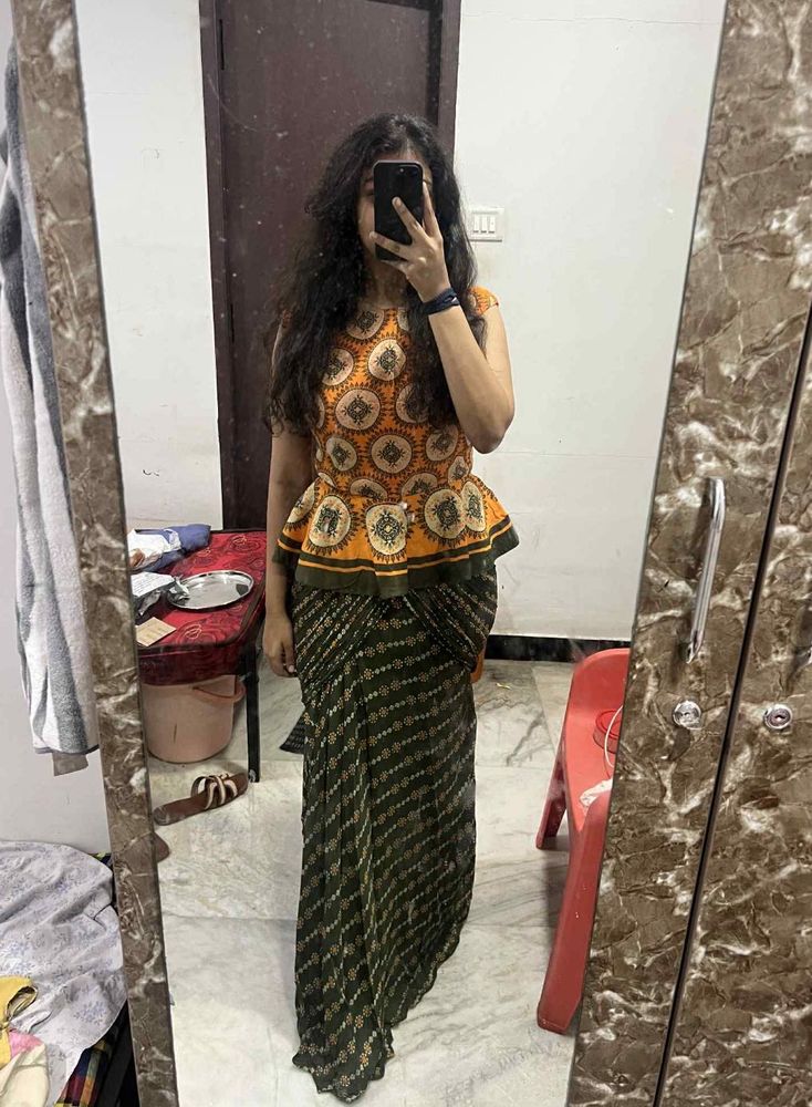 modern saree