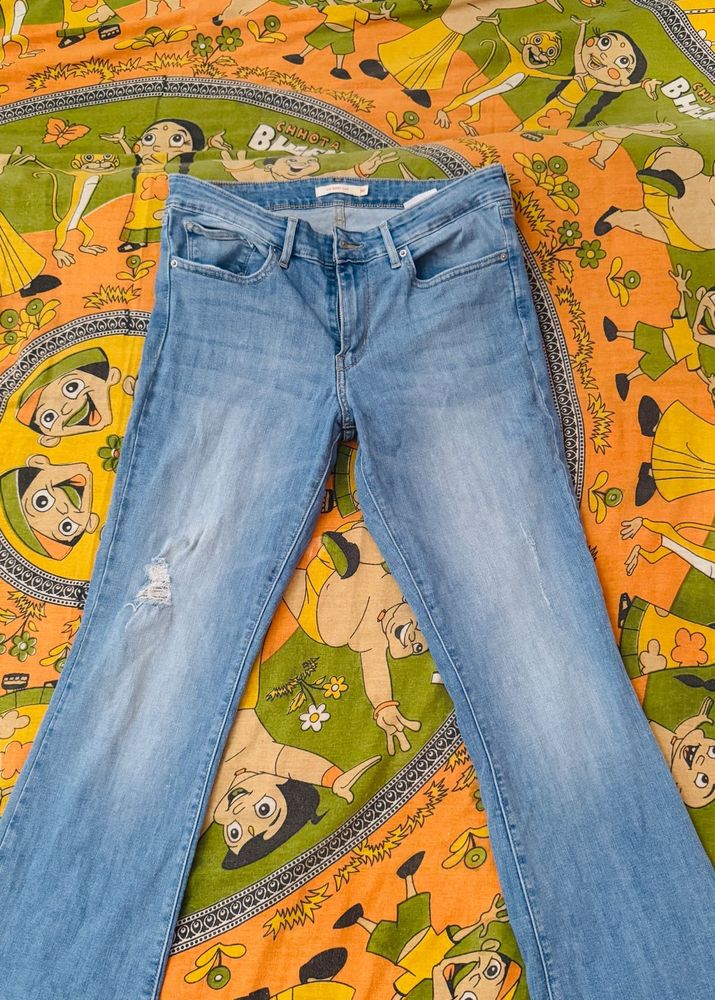 Very Good Condition Boot Cut Jeans For Ladies