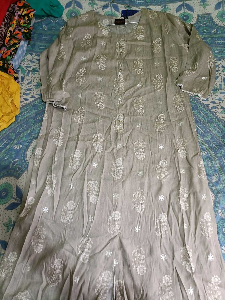 Elegant Floral Kurta