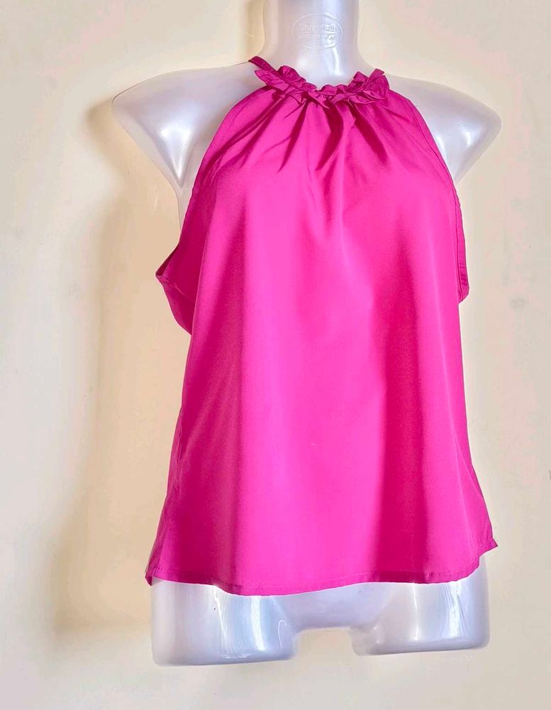 🆕Size S/M 🎁Buy 2 Get 1 Free 🎁Pink Halter Top