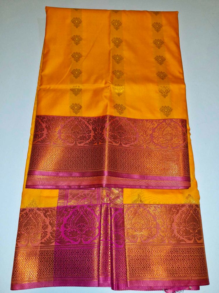 Elegant Yellow Saree