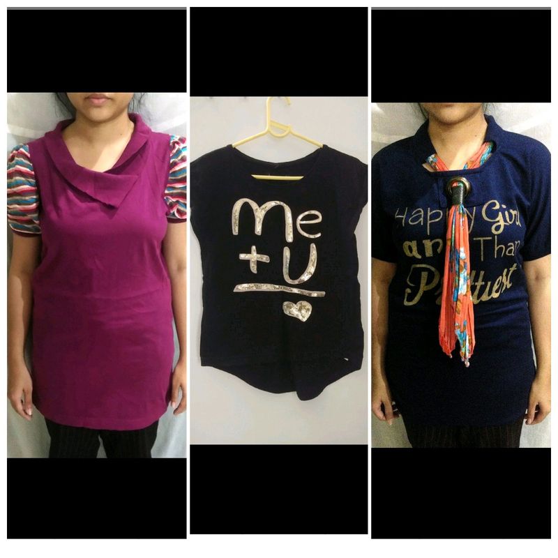 3 T-shirt&#39;s For Women In Coins