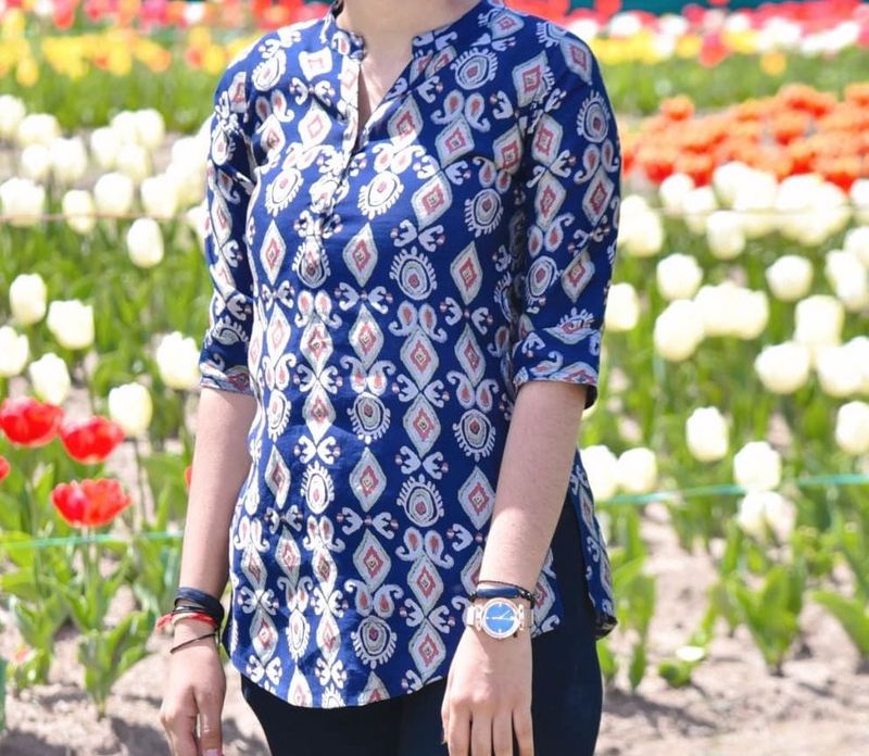 It Is An Very Preety Short Kurti
