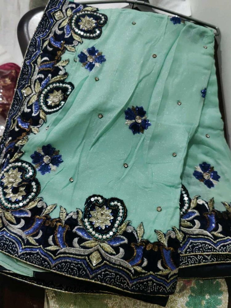 Beautiful Hand Work Saree