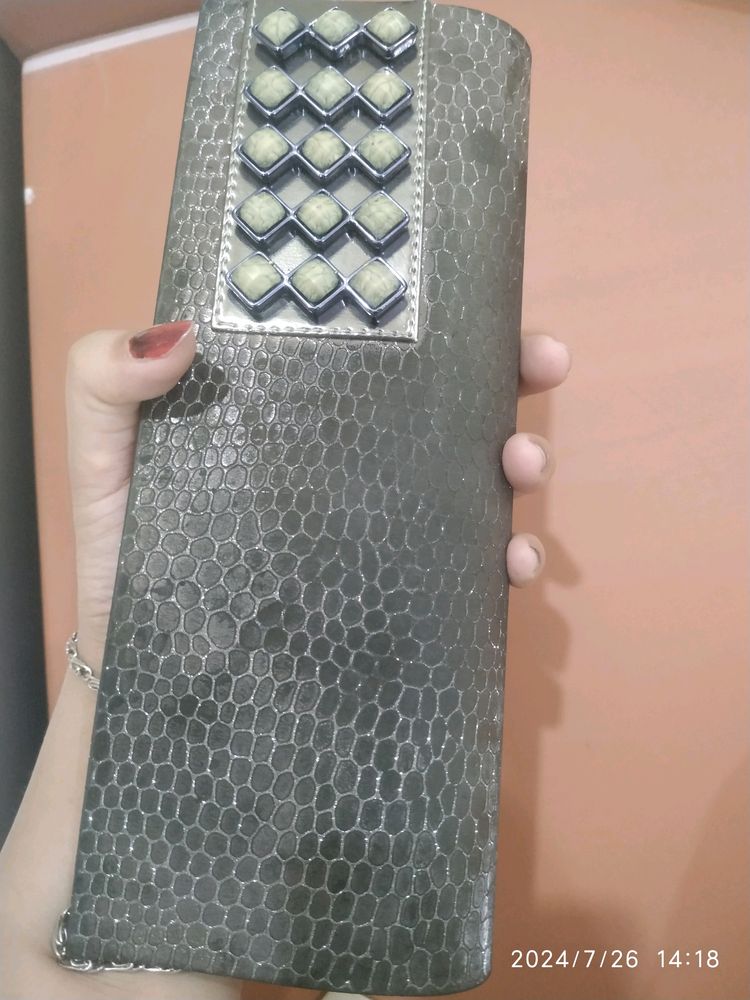 Beautiful Silver Clutch From Archies Gallery