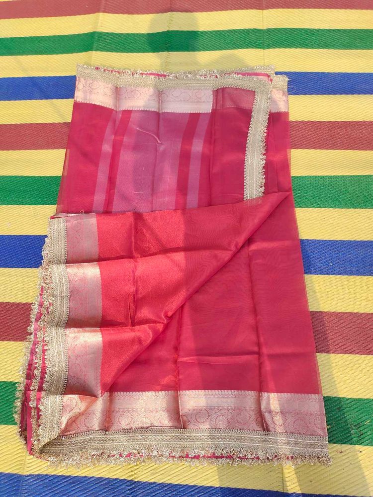 women banarasi tissue Saree(new saree)