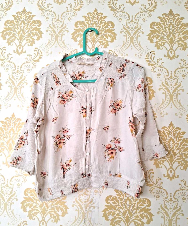 Floral Top For Girls