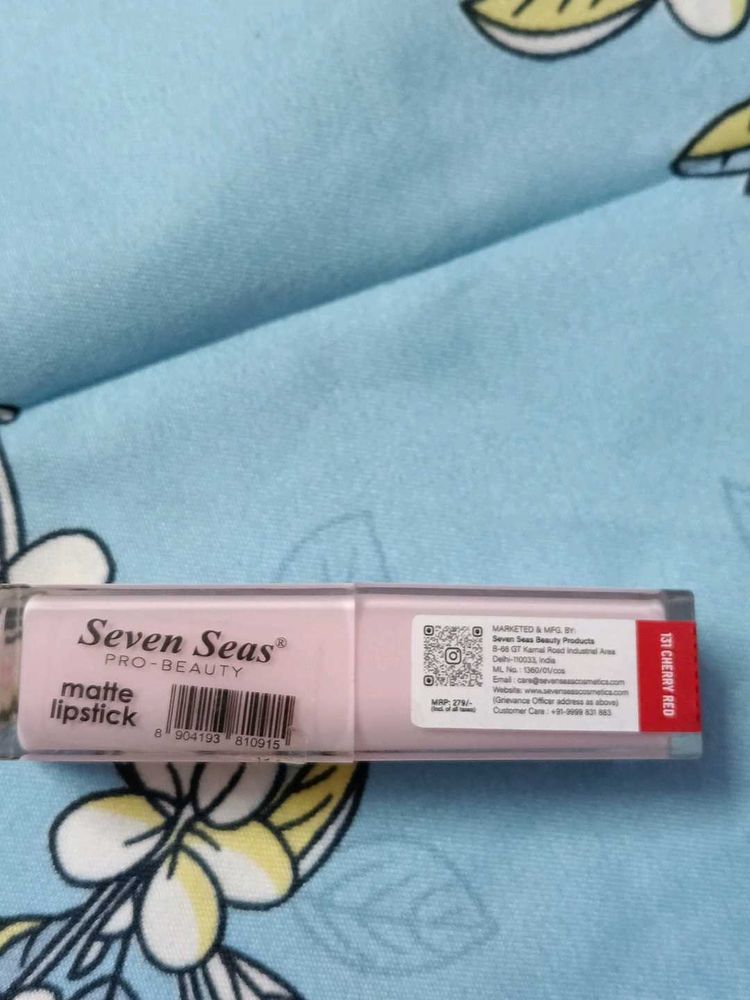 Seven Seas Matte Lipstick - Red