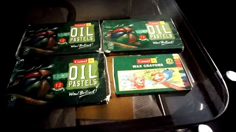 Camel Art Supplies: Oil Pastels &amp; Wax Crayons
