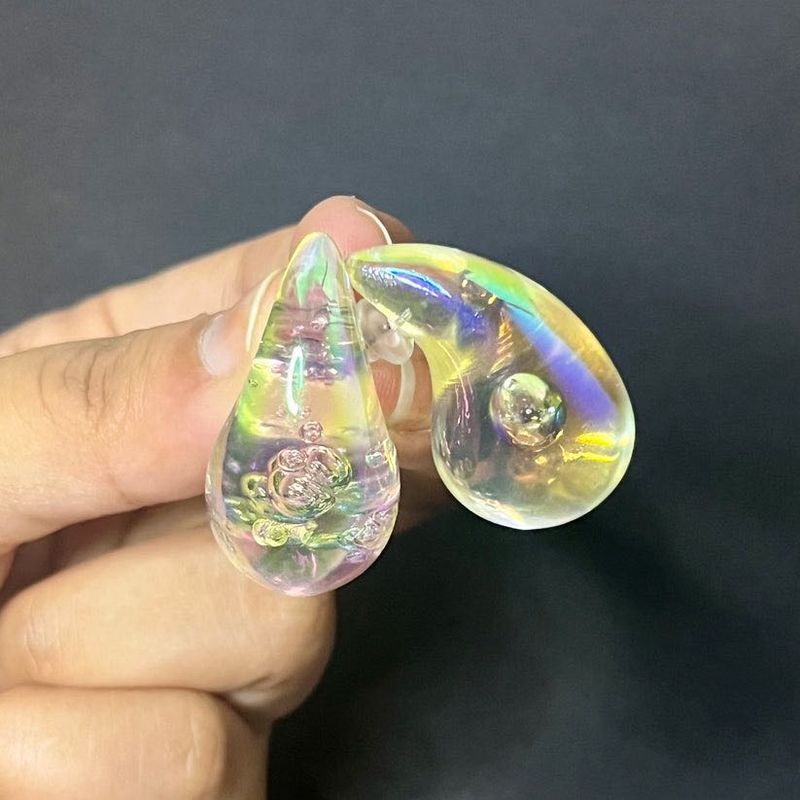 Korean Bottega Water Drop Earrings