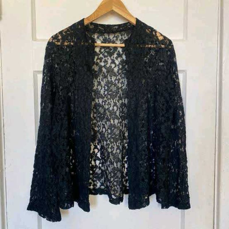 SHEER Vintage Lace Shrug, Imported From Korea