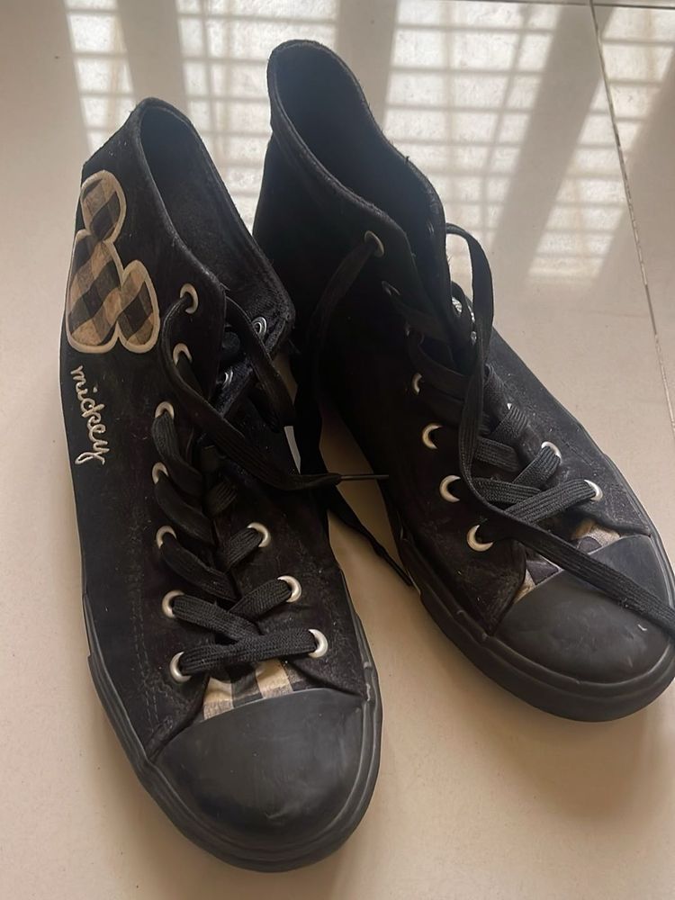 Mickey Mouse High Top Sneakers
