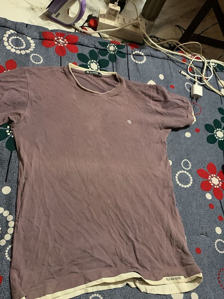 Casual Purple T-Shirt