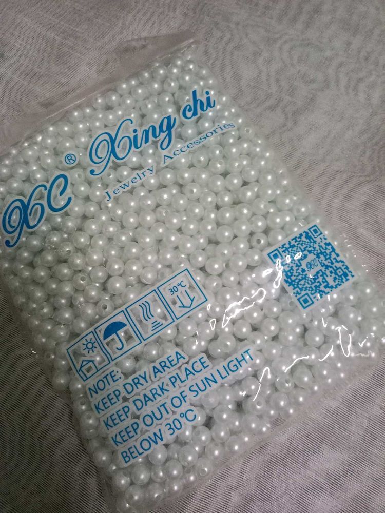White Pearl Beads