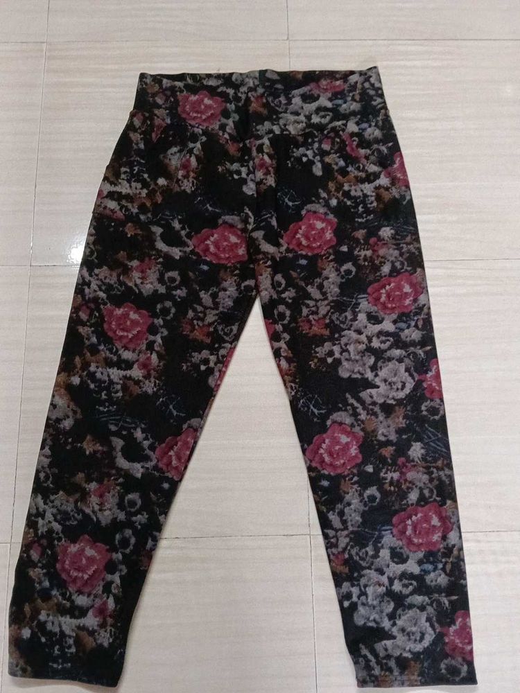 Floral Print Pants