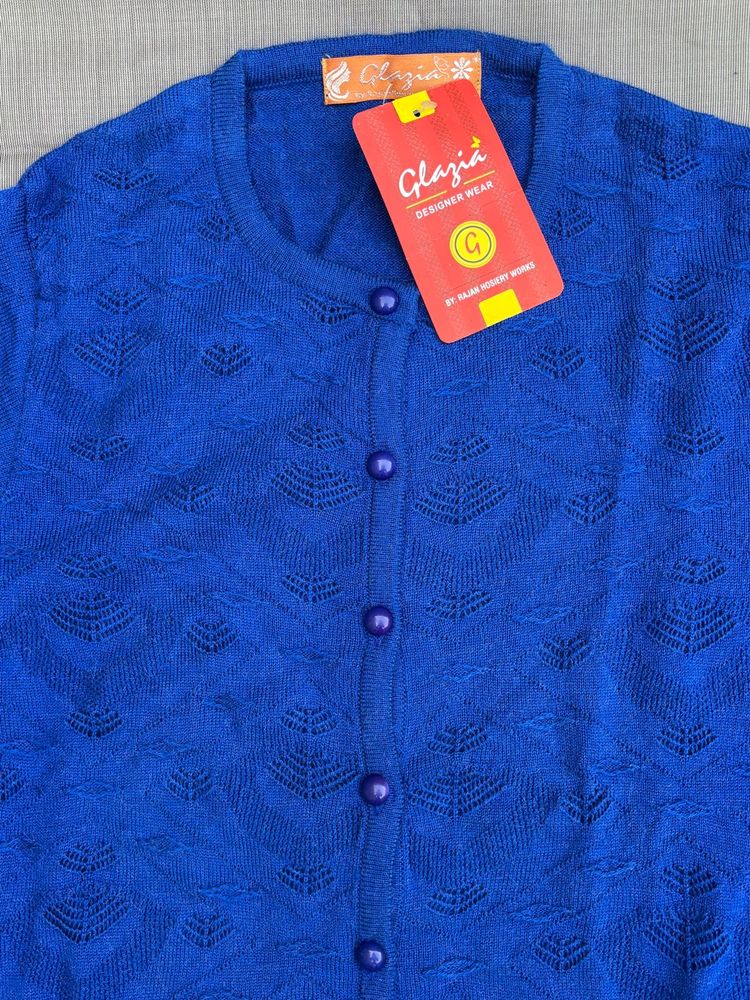 Blue Glazia Cardigan