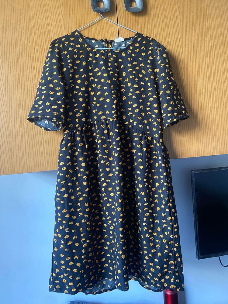 Floral Print Mini Dress