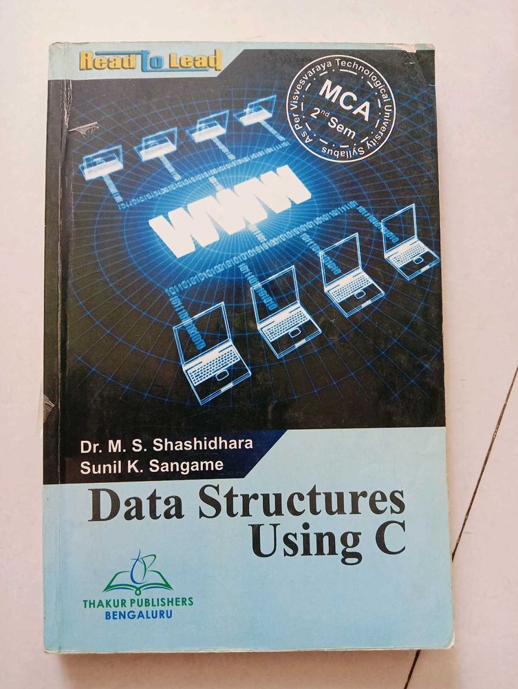 Book With Titled As Data Structure Using C