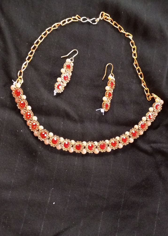 Necklace With Earrings