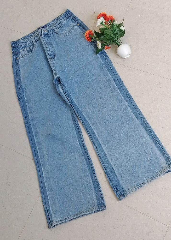 Denim Plazzao Pant.