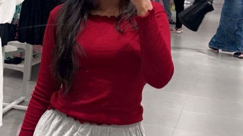 Maroon Long Sleeve Top