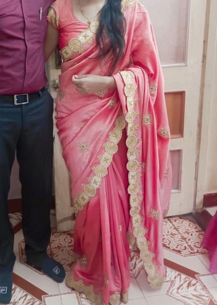 Elegant Pink Saree