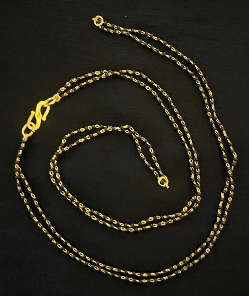 Black Beads - Small Stone Size