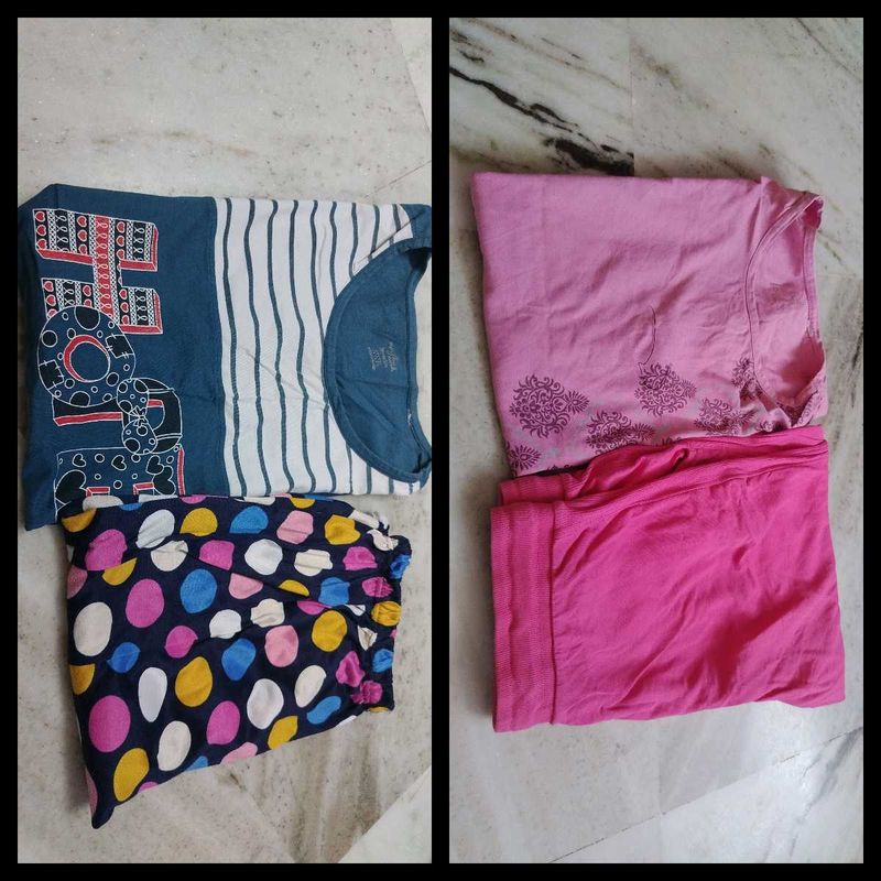 2 Sets Of T-shirts &amp; Pants