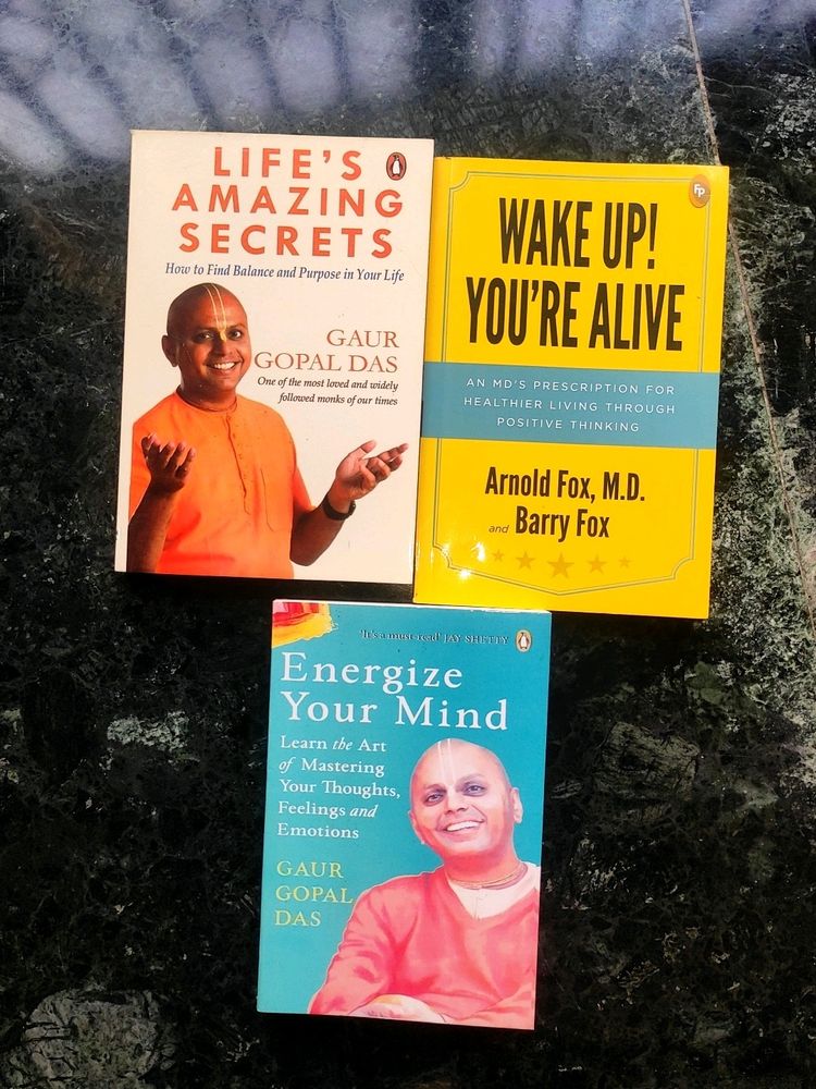 Life&#39;s Amazing Secrets Gaur Gopal Das 3 Books