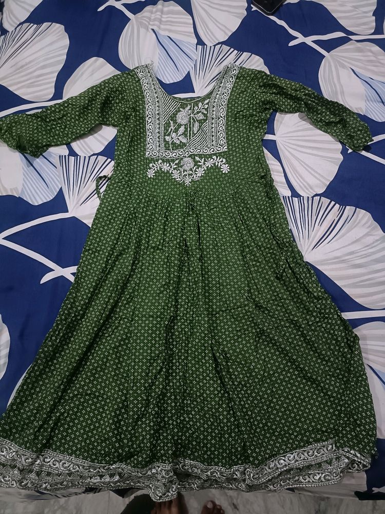 3 Set Of Anarkali Suit Multicolour