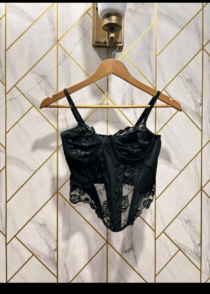 Lace Bustier Top
