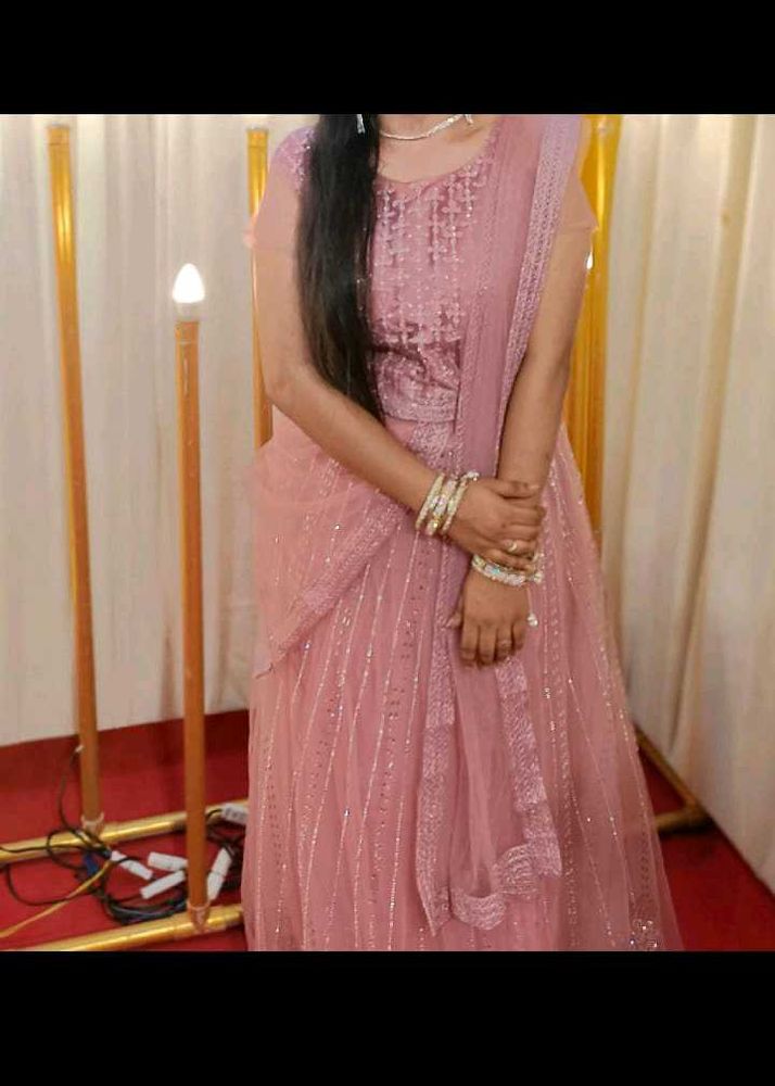 Beautiful pink Lehanga