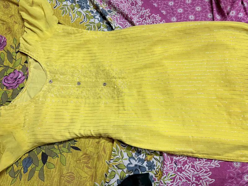 Yellow Casual Dress