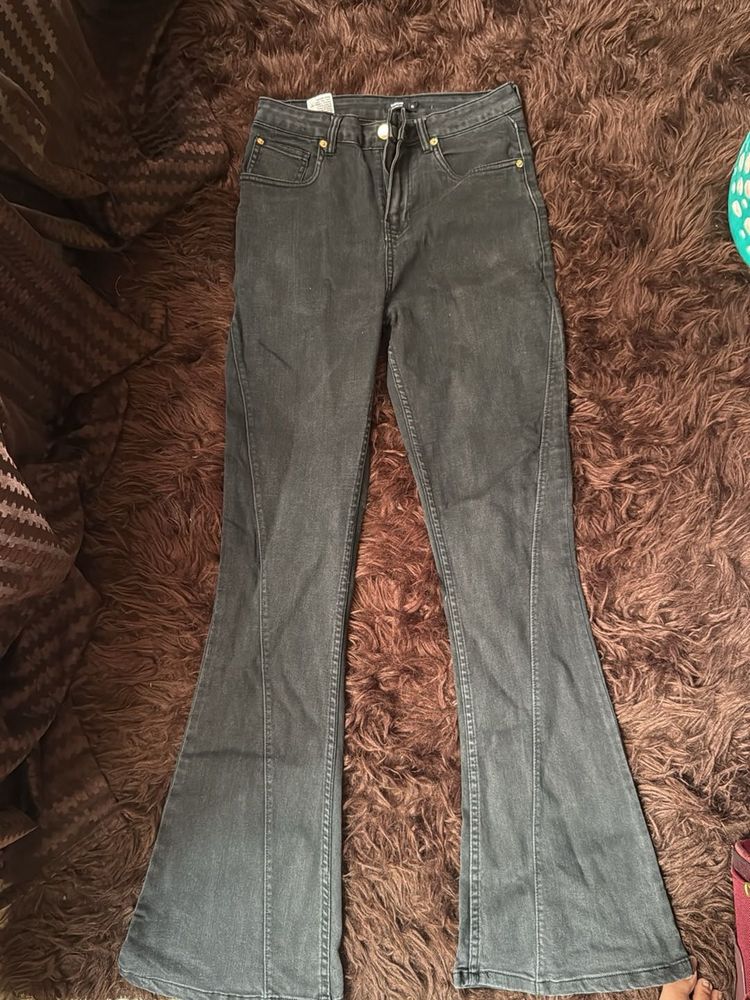 High Waist Flared Jeans