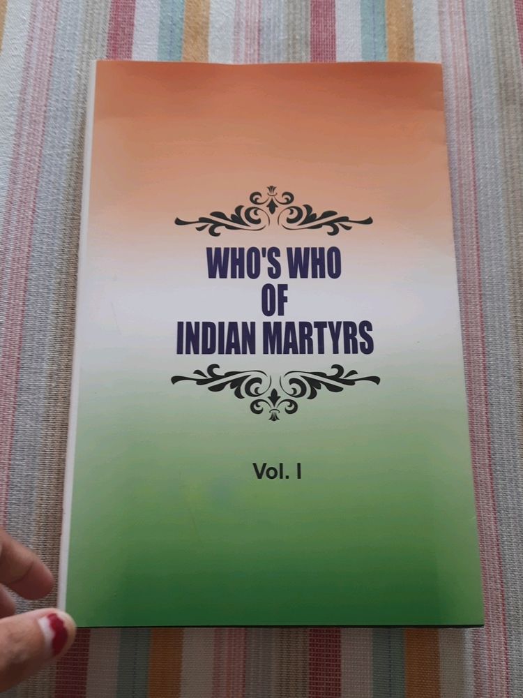History Book - Who&#39;s Who Of Indian Martyrs