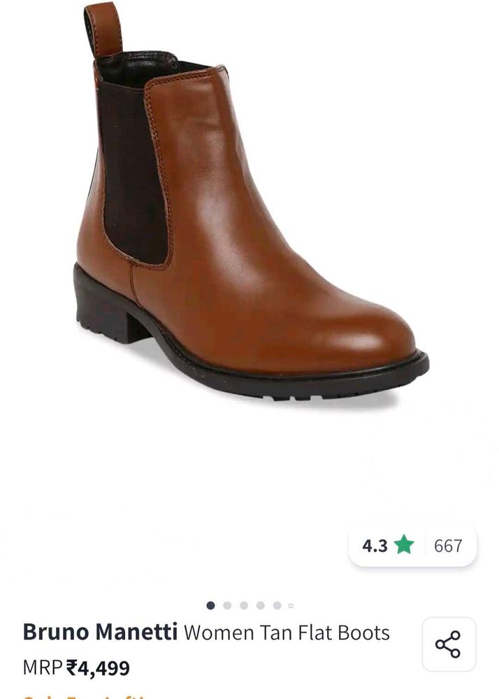 Bruno Manetti - "Tan Flat Boots"