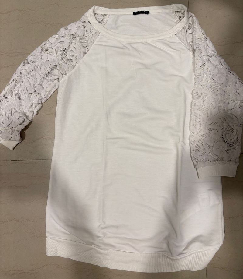 Sisley White Lace Top