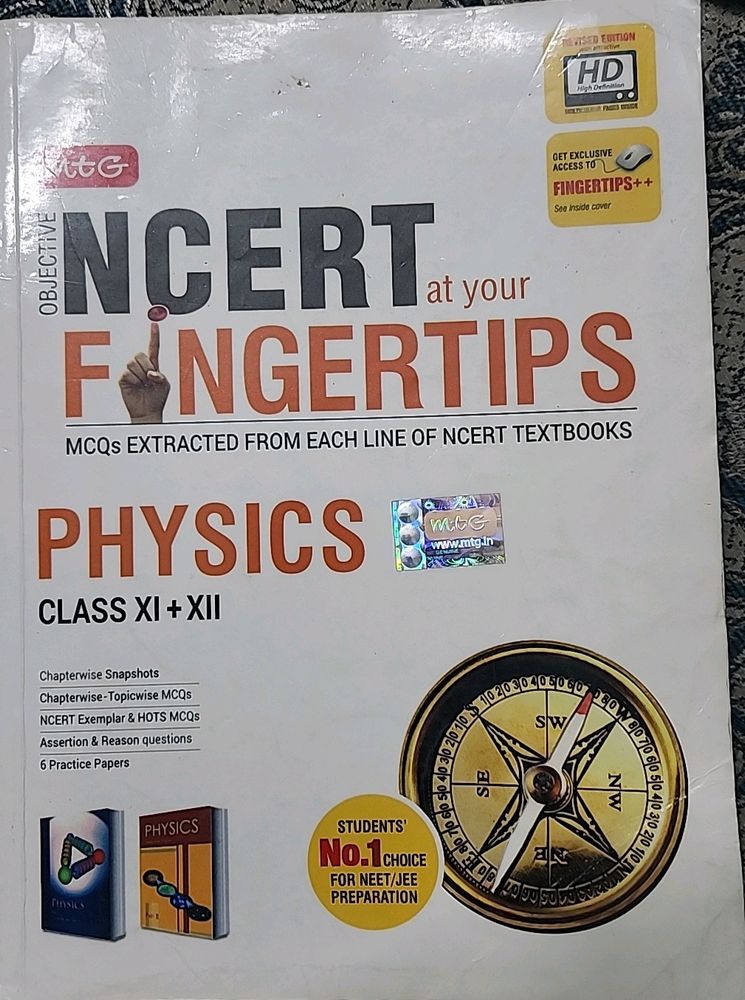 MTG NCERT AT YOUR FINGERTIPS PHYSICS CLASS 11&amp;12